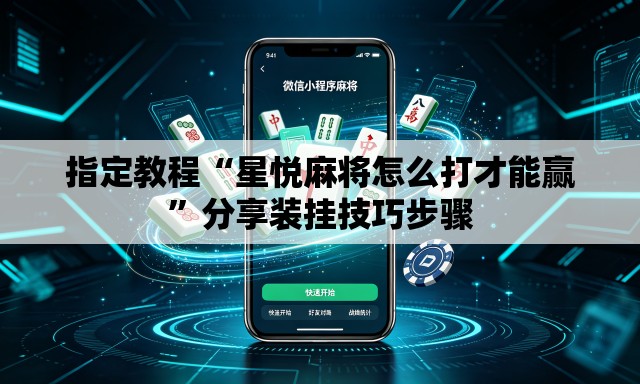 指定教程“星悦麻将怎么打才能赢”分享装挂技巧步骤