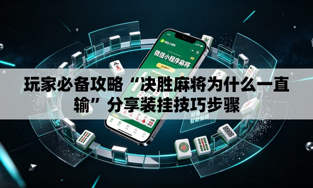 玩家必备攻略“决胜麻将为什么一直输”分享装挂技巧步骤