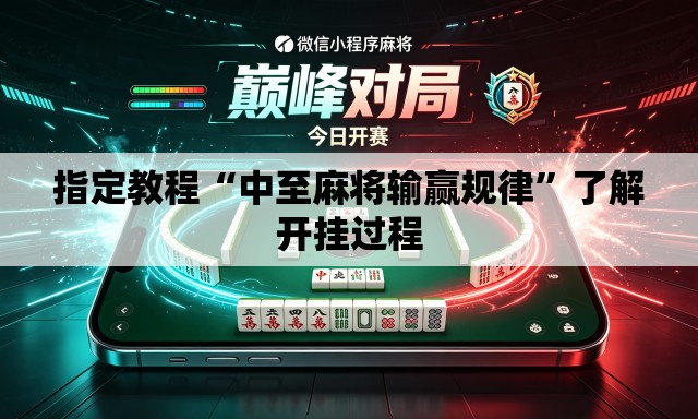 指定教程“中至麻将输赢规律”了解开挂过程