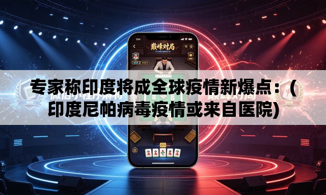 专家称印度将成全球疫情新爆点：(印度尼帕病毒疫情或来自医院)