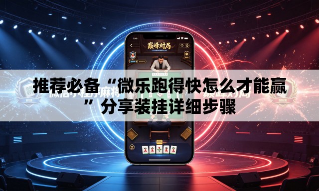 推荐必备“微乐跑得快怎么才能赢”分享装挂详细步骤
