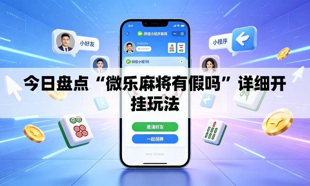 今日盘点“微乐麻将有假吗”详细开挂玩法