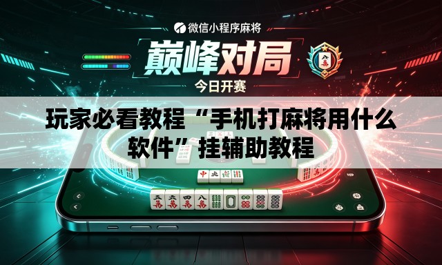 玩家必看教程“手机打麻将用什么软件	”挂辅助教程