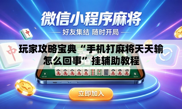 玩家攻略宝典“手机打麻将天天输怎么回事”挂辅助教程