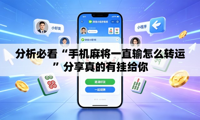 分析必看“手机麻将一直输怎么转运”分享真的有挂给你