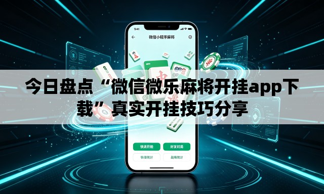 今日盘点“微信微乐麻将开挂app下载	”真实开挂技巧分享