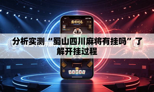 分析实测“蜀山四川麻将有挂吗”了解开挂过程