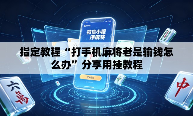 指定教程“打手机麻将老是输钱怎么办”分享用挂教程