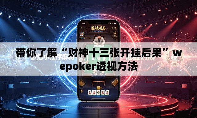 带你了解“财神十三张开挂后果”wepoker透视方法
