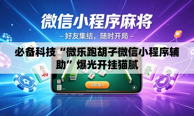 必备科技“微乐跑胡子微信小程序辅助”爆光开挂猫腻