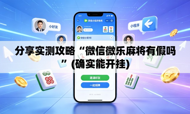分享实测攻略“微信微乐麻将有假吗”(确实能开挂)