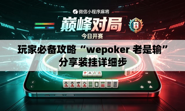 玩家必备攻略“wepoker 老是输”分享装挂详细步