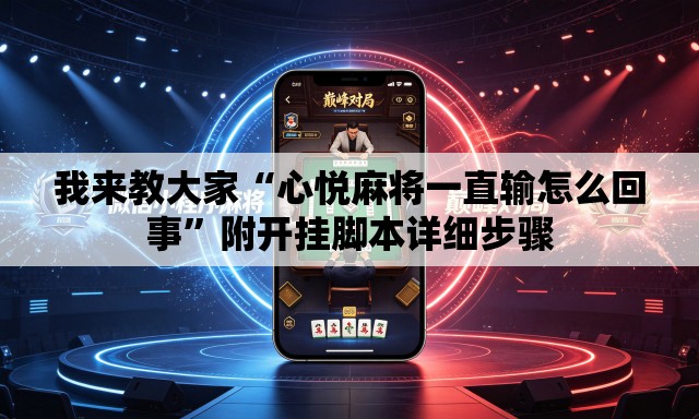 我来教大家“心悦麻将一直输怎么回事”附开挂脚本详细步骤