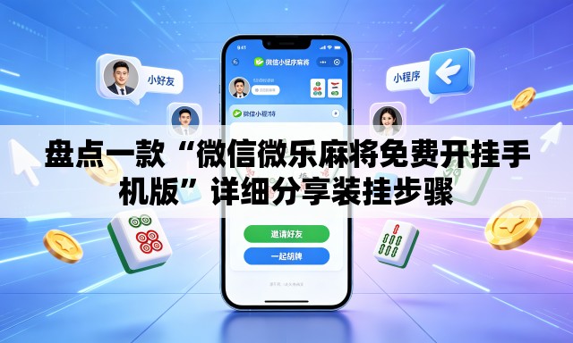 盘点一款“微信微乐麻将免费开挂手机版”详细分享装挂步骤