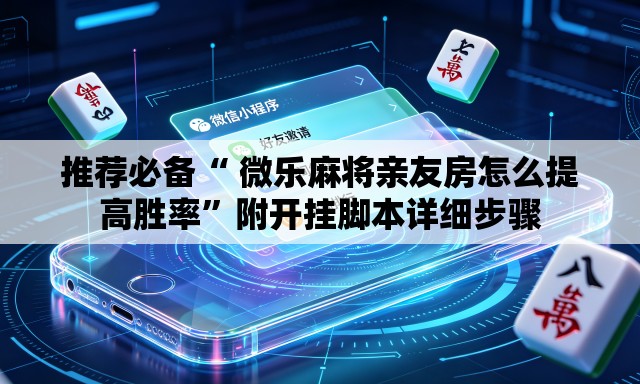推荐必备“ 微乐麻将亲友房怎么提高胜率	”附开挂脚本详细步骤