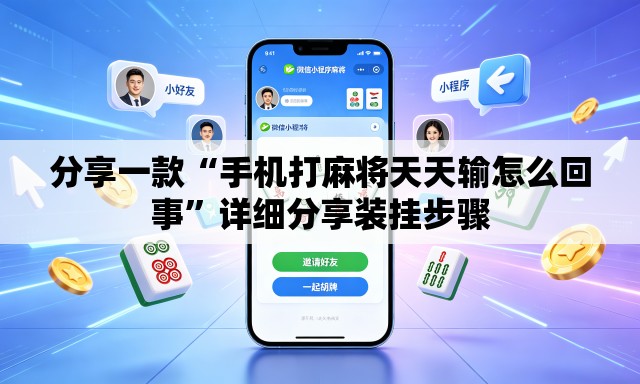 分享一款“手机打麻将天天输怎么回事”详细分享装挂步骤