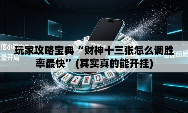 玩家攻略宝典“财神十三张怎么调胜率最快	”(其实真的能开挂)
