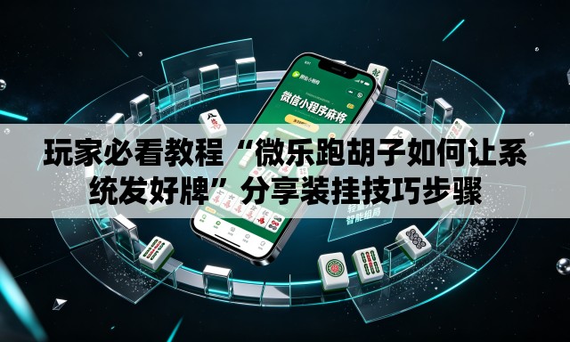 玩家必看教程“微乐跑胡子如何让系统发好牌”分享装挂技巧步骤