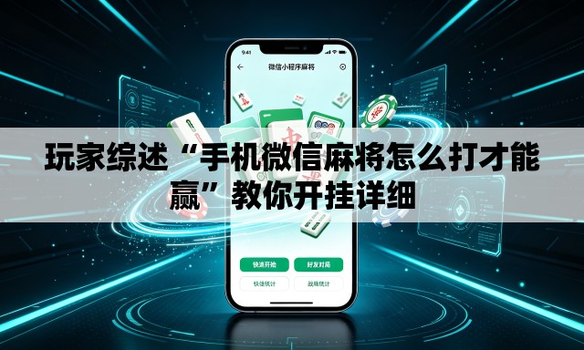 玩家综述“手机微信麻将怎么打才能赢	”教你开挂详细