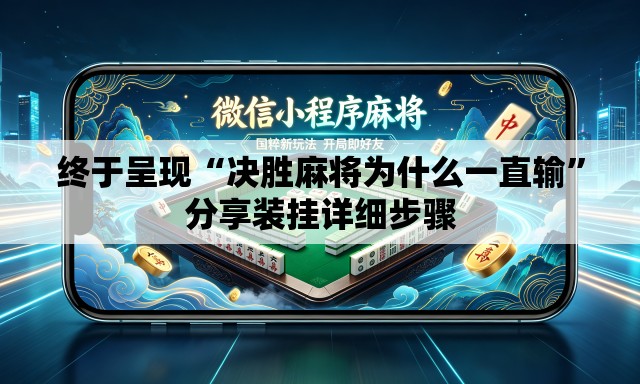 终于呈现“决胜麻将为什么一直输	”分享装挂详细步骤