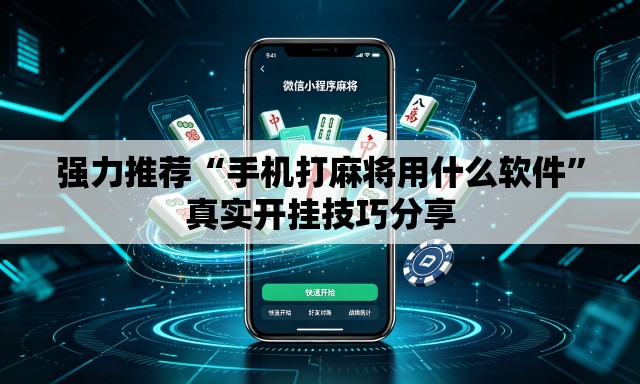 强力推荐“手机打麻将用什么软件	”真实开挂技巧分享