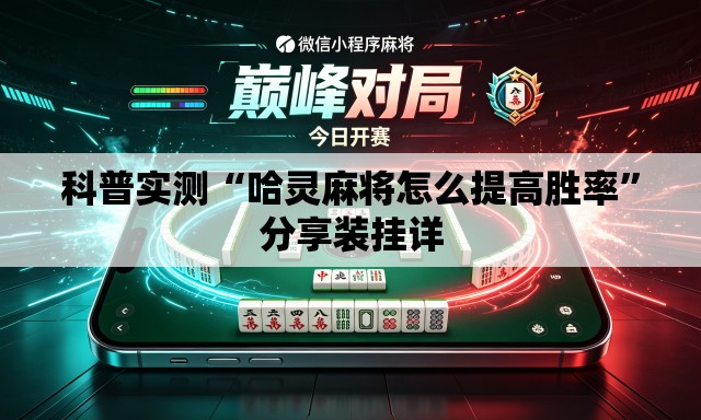 科普实测“哈灵麻将怎么提高胜率”分享装挂详