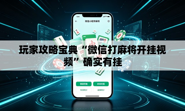 玩家攻略宝典“微信打麻将开挂视频	”确实有挂