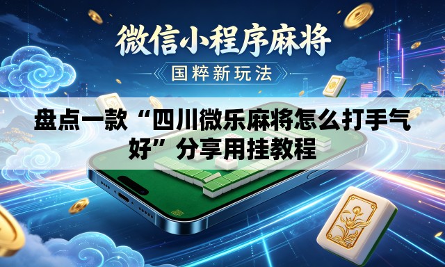 盘点一款“四川微乐麻将怎么打手气好”分享用挂教程