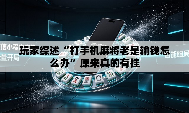 玩家综述“打手机麻将老是输钱怎么办”原来真的有挂