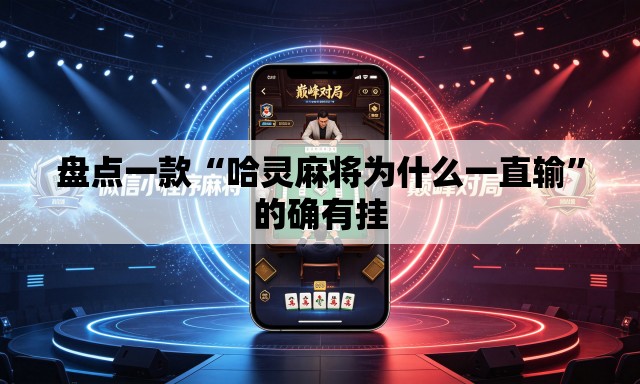 盘点一款“哈灵麻将为什么一直输	”的确有挂