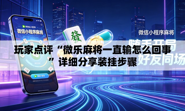 玩家点评“微乐麻将一直输怎么回事”详细分享装挂步骤
