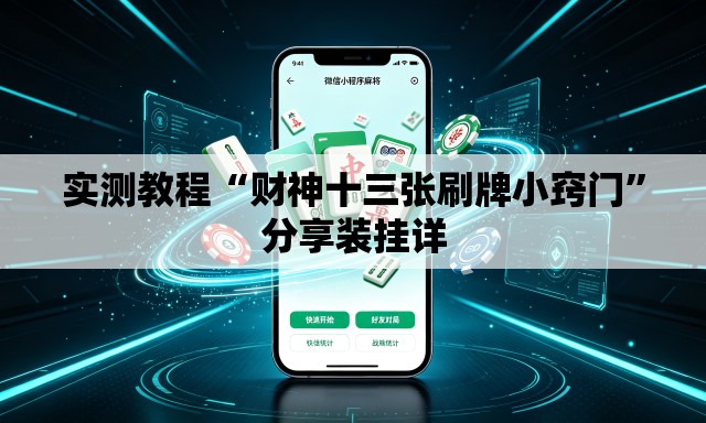 实测教程“财神十三张刷牌小窍门”分享装挂详