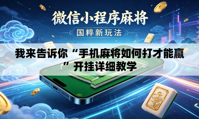我来告诉你“手机麻将如何打才能赢”开挂详细教学