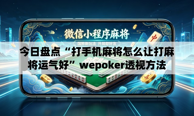 今日盘点“打手机麻将怎么让打麻将运气好”wepoker透视方法