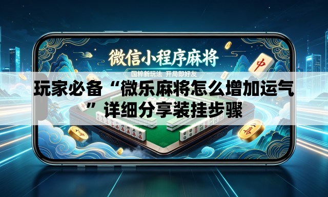 玩家必备“微乐麻将怎么增加运气”详细分享装挂步骤