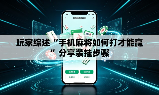 玩家综述“手机麻将如何打才能赢”分享装挂步骤